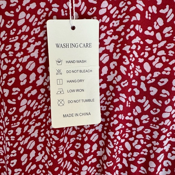 Nemidor Tiered Print Dress, NWT - Picture 3 of 8